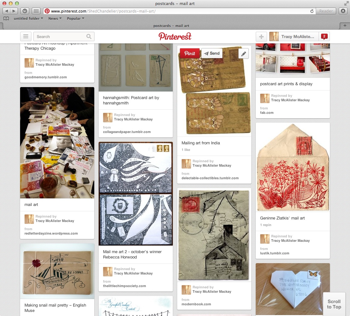 pinterest postcard examples copy